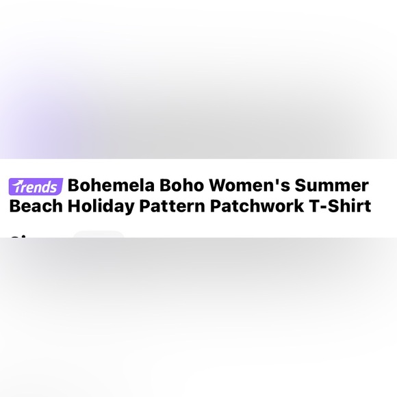 Boho Patchwork Multi Striped Drop Shoulder Fitted Stretch Jean Plus 2X New Top - Picture 12 of 13